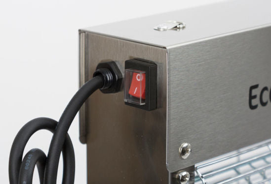 Ecokill caja moscas eléctrica acero inoxidable ipx4 2 x 15w