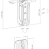 Contec presentatie-haken smart ct wall presenter smart black