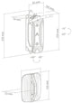 Contec presentatie-haken smart ct wall presenter smart black