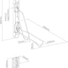 Contec presentatie-haken smart fold ct wall presenter smart fold m black