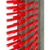 Spazzola per bestiame nylon blu-rosso-blu 50x10cm