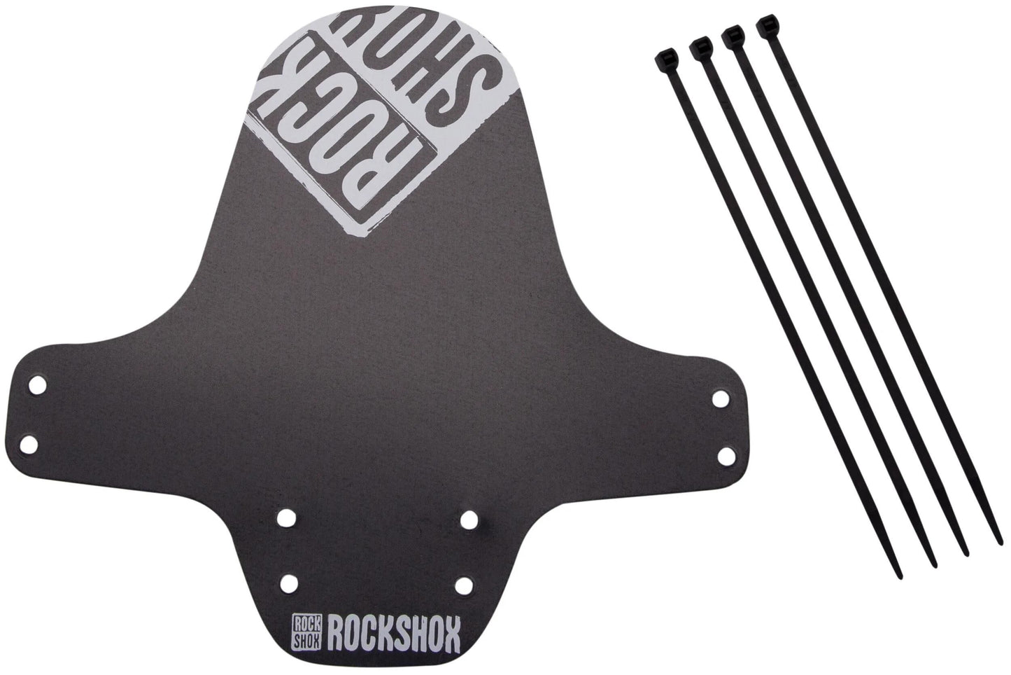 Rockshox Clip-On Fender RS ​​Black White angustiado