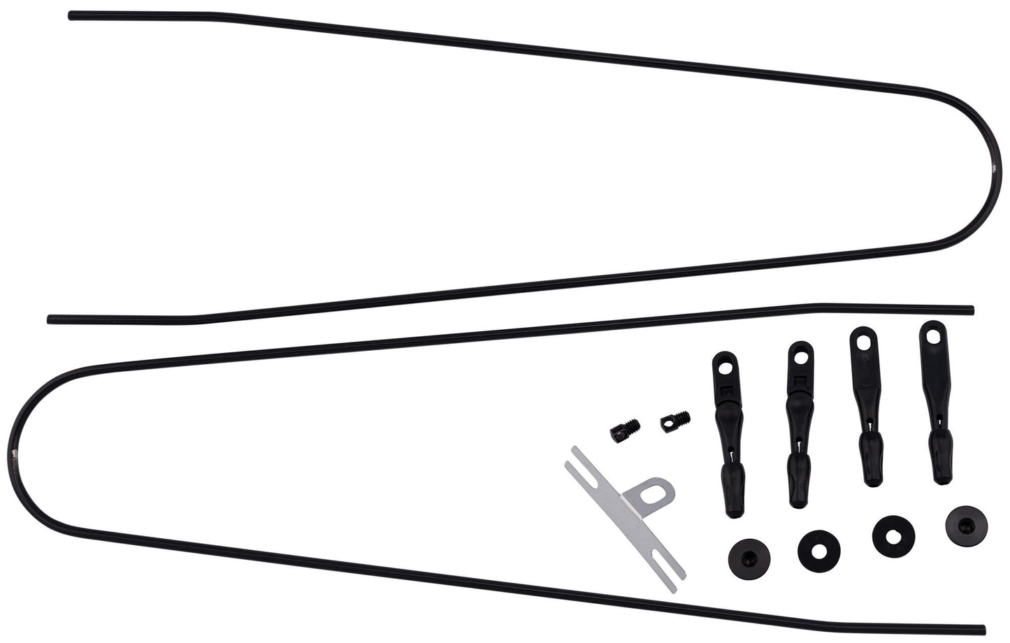 Contec spatbordstangen bevestigingsset splash protect dlx ct strut set f. splash prot. dlx 48 55mm black