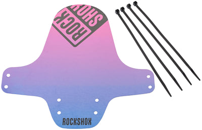 Rockshox steckschutzblech fender clip-on fender rs bl. blue pink gr. bl.logo