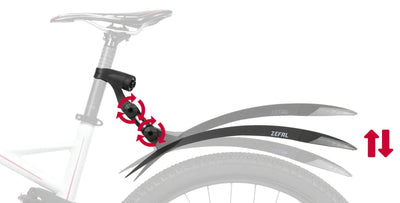 Zéfal Clip-on Fender Deflector RM90+