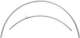 Curana spatbordset clite fender set c-lite,28 ,40mm,sil.