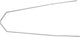 Curana spatbordstang fender stay 80 370mm u-form