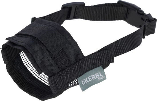 Bozal de nylon para perro talla XL negro