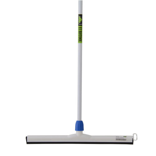 Mm eurotool vloertrekker kunststof 55cm zwart rubber mm steel 140cm