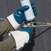 Guante Keron NBR azul con capucha