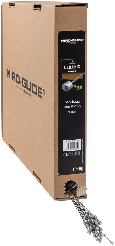 Niro-glide gear cavo interno ceramica turbo niro glide turbo gearshift g 2200mm 50pz.cartone