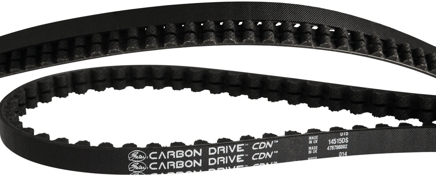 Gates CDN Belt Drive de carbono 122 Dientes negros