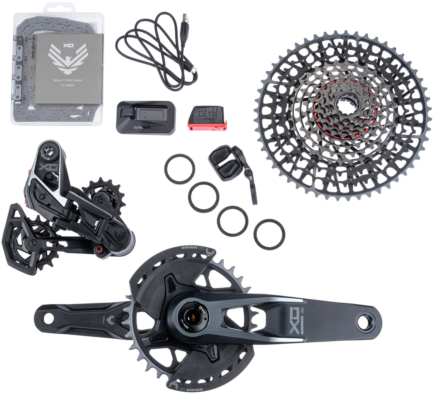 Sram shift.group x0 Eagle Axs TransM.170 mm
