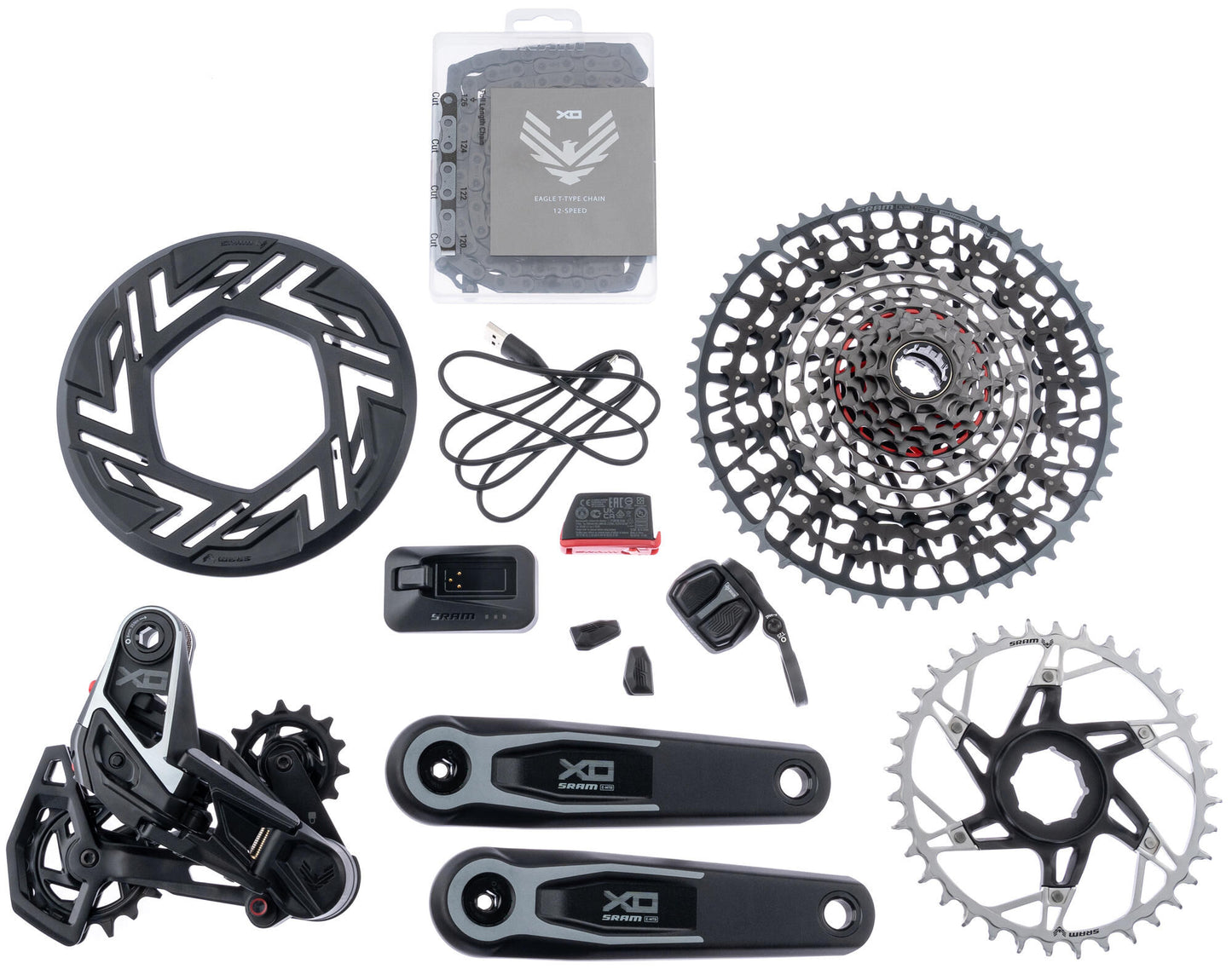 Sram Set x0 Eagle Axs TR. E-Bike 160mm 36T