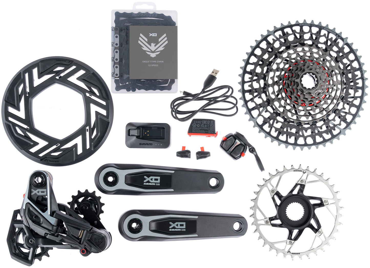 Sram Set x0 Eagle Axs TR. E-Bike 160mm 36T