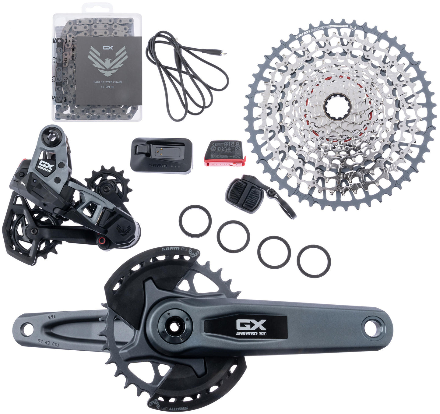 Sram shift.group GX Eagle Axs Trans.165mm