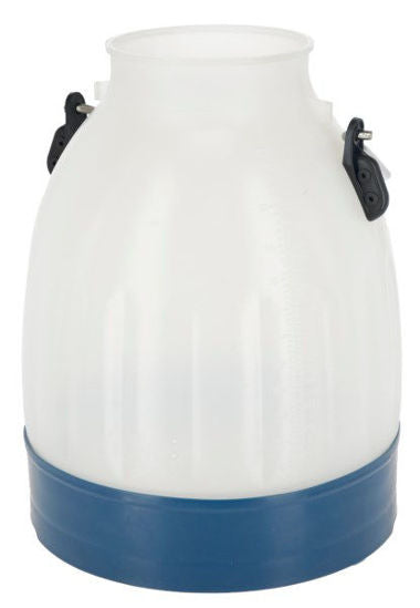 Secchio per latte Kerbl semi trasparente blu 30 litri