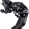 Tourney TY300 achterderailleur 6 7-speed met haak zwart