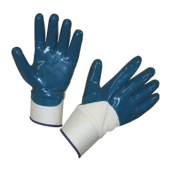 Guante Keron NBR azul con capucha