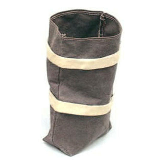 Borsa ad artiglio in lino 37 cm