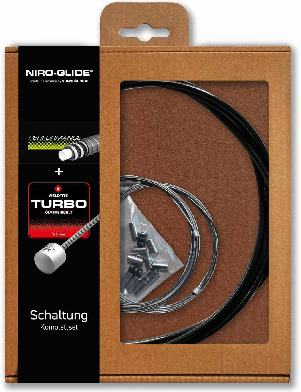 Niro-glide fasi derail.cab.set turbo plus f.mtb atb road