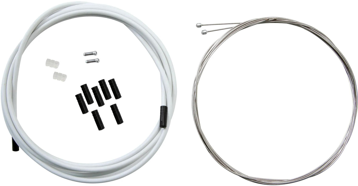 Contec versnellingskabel-set shift+ ct shift+ set stainless 1,1mx2275 mm white