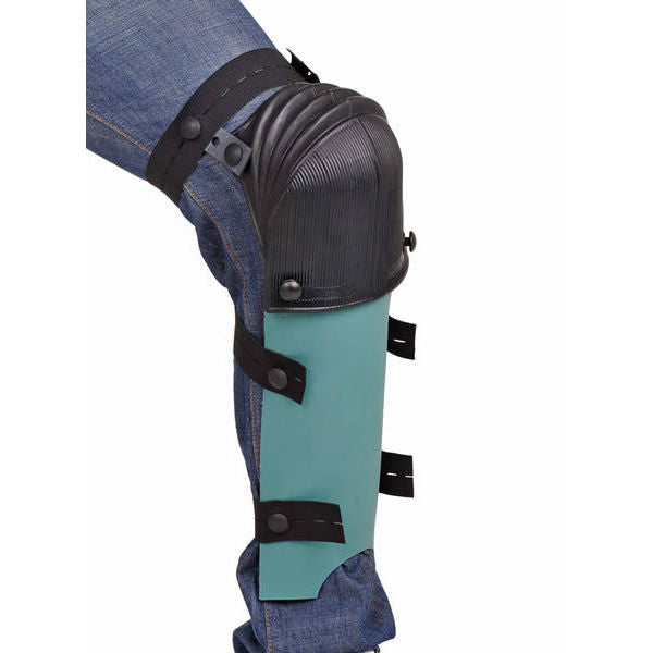 Protezione per ginocchia armonica extra patta in pelle n. 13a