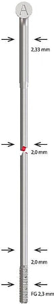 Raggio Alpina inox spessore 2,34x298 mm