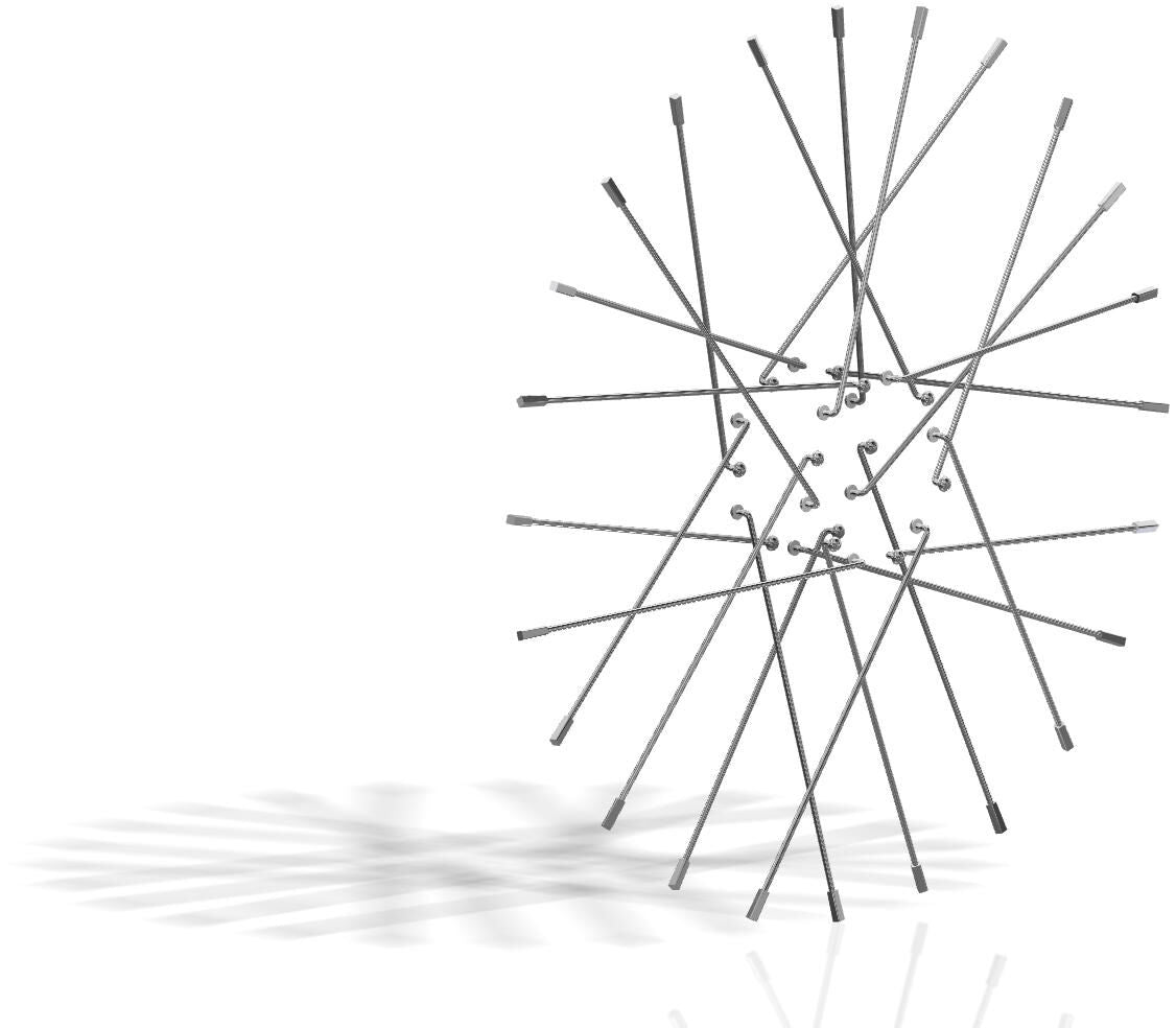 Radio Alpina radio alina acero inoxidable 2x132mm