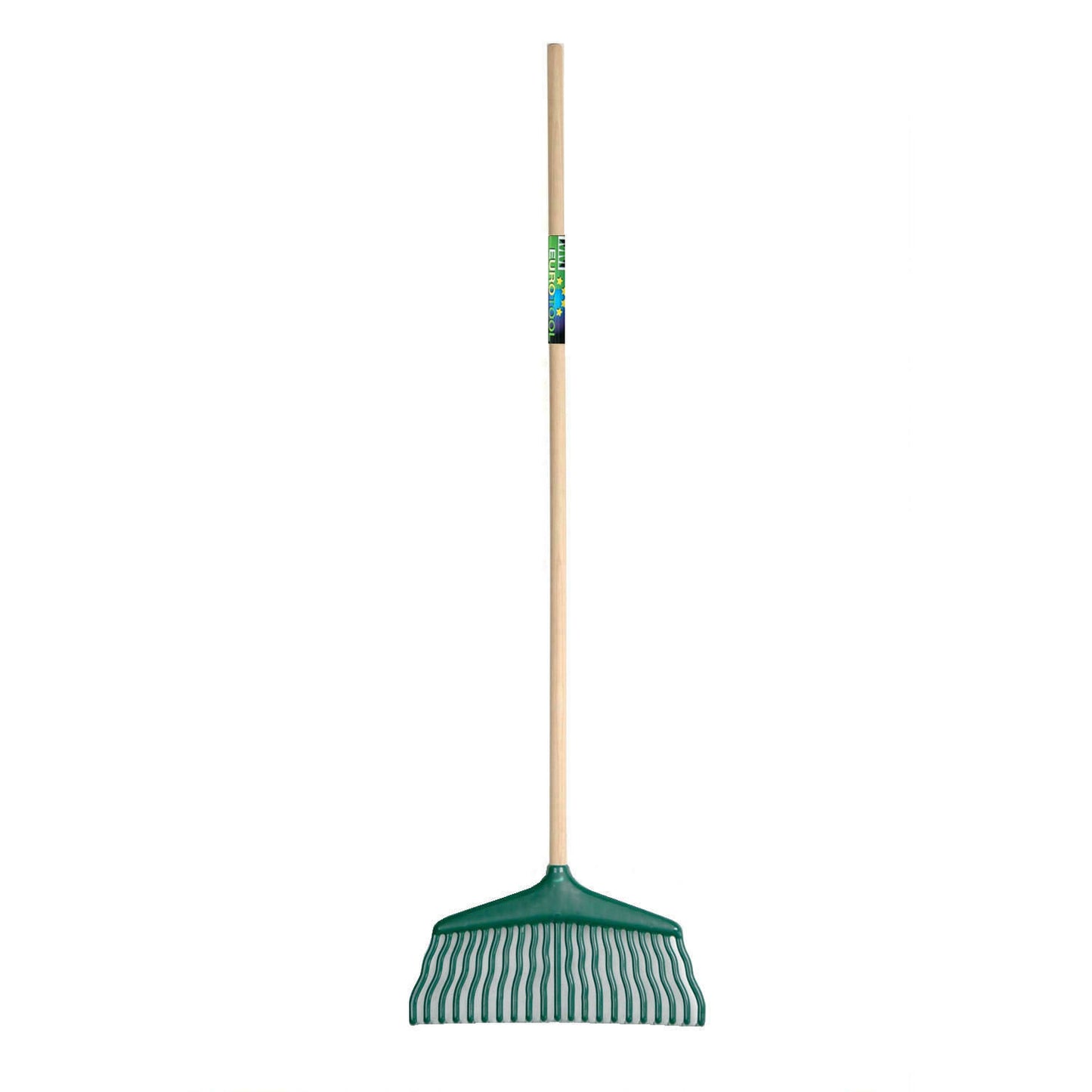Rastrello da giardino mm eurotool mm manico in plastica non verniciato 120 cm modello promozionale | 10 pezzi