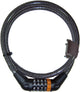 Candado de cable con combinación Security plus z69 comb.cab.lock sec.plus z69 negro