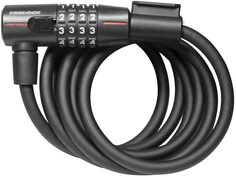 TRELOCK SK 210 C180 10 - Bloqueo de cable flexible, 180 cm, negro