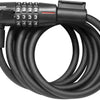 Trelock SK312 spiraalkabelslot code 180 12mm zwart