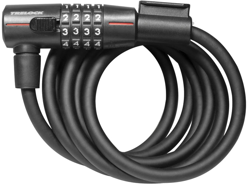 TRELOCK SK312 Código de bloqueo del cable espiral 180 12 mm negro