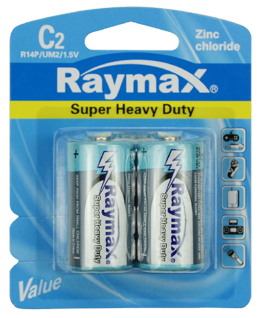 Batteria Raymax r14p zinco c15v %c3%a0 2 pz