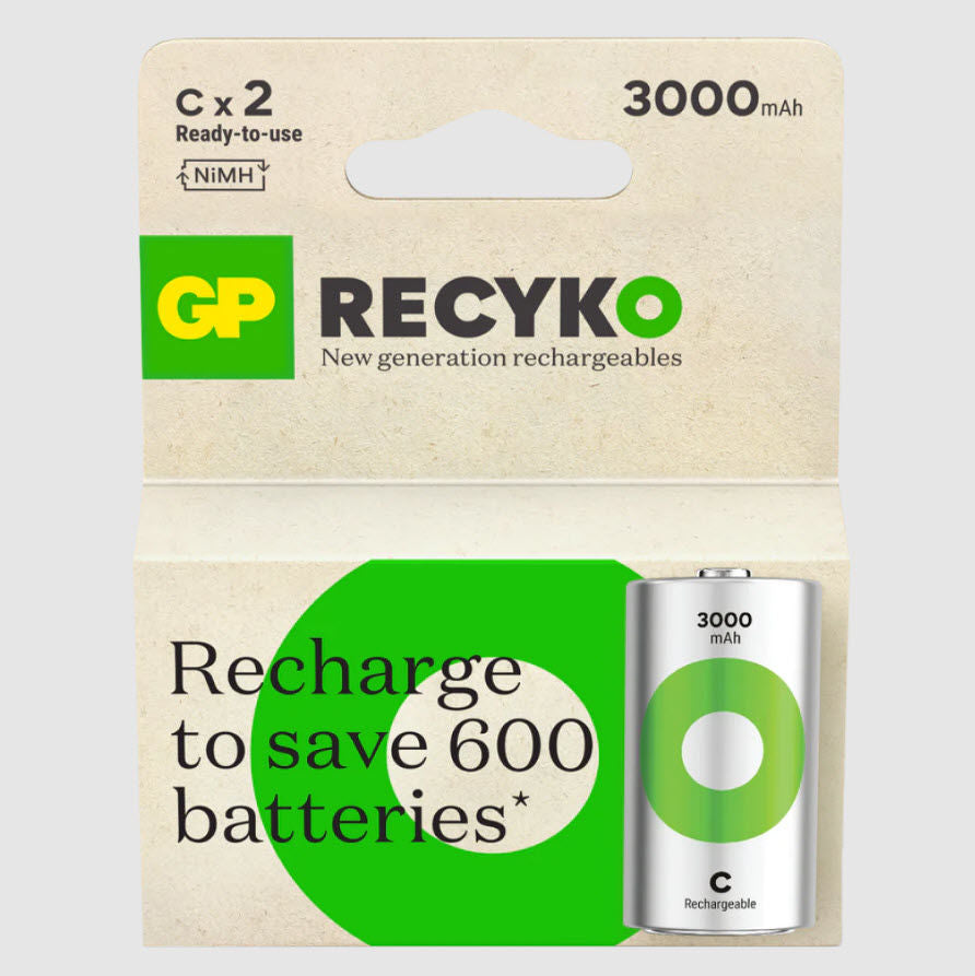 Batteria GP ricaricabile Recyko C x2pz