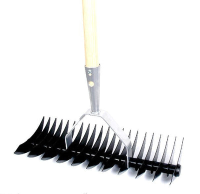 Rastrello scarificante eurotool mm doppio mm con manico 160cm