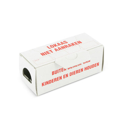 Caja de alimentación para ratones de cartón.