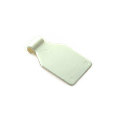 Protector de precios de plástico 27x27mm para gancho blister | 50 piezas