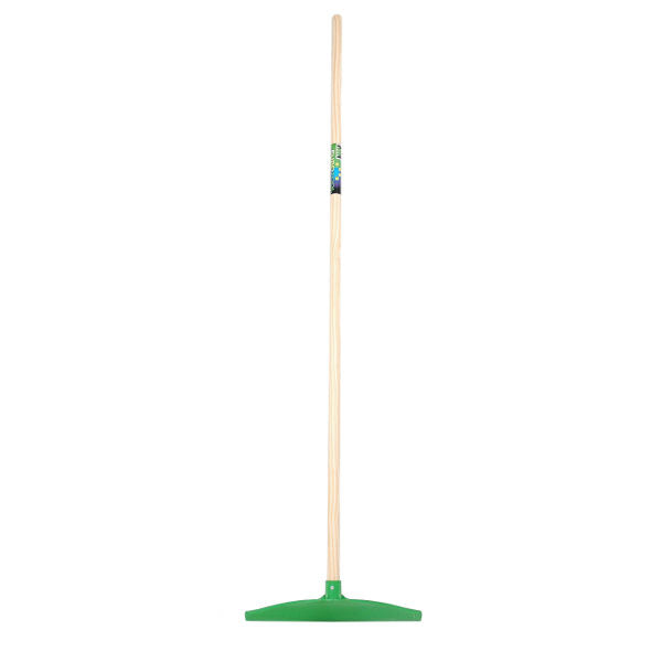 Raschietto stabile mm eurotool mm plastica verde 40cm con manico 160cm