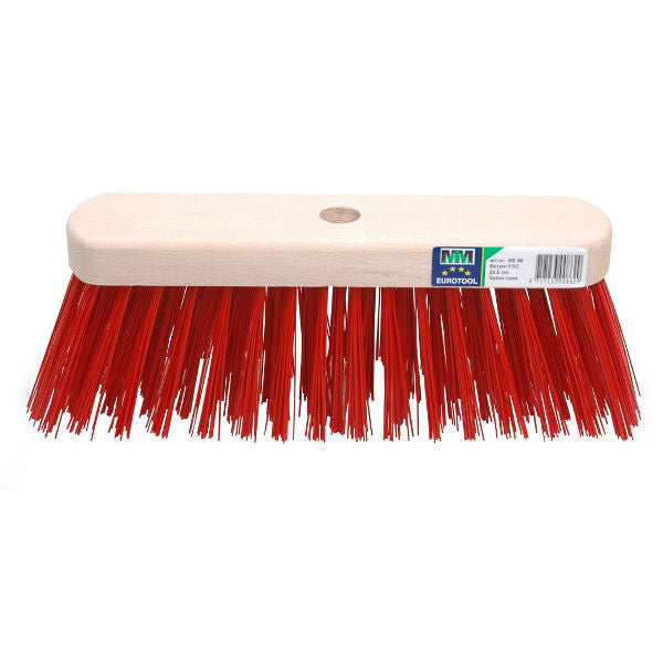 Mm eurotool escoba fsc 29cm fibra sintetica rojo mm