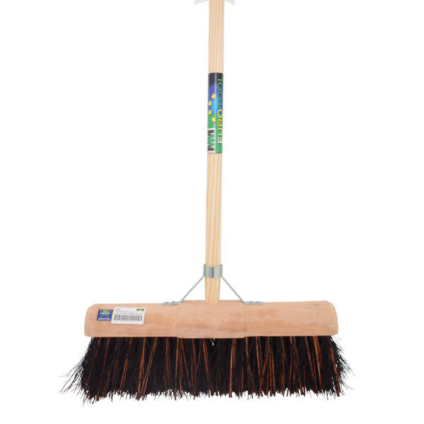 Scopa comunale eurotool mm 45 cm gambo vasca tappo tondo mm manico 140 cm
