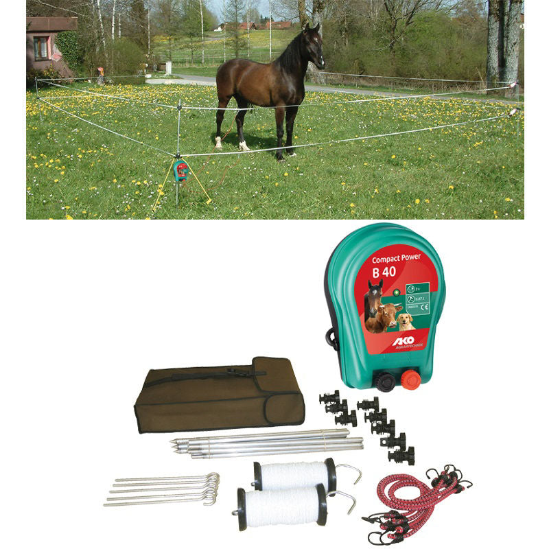 Ako verplaatsbare afrastering set voor trektochten