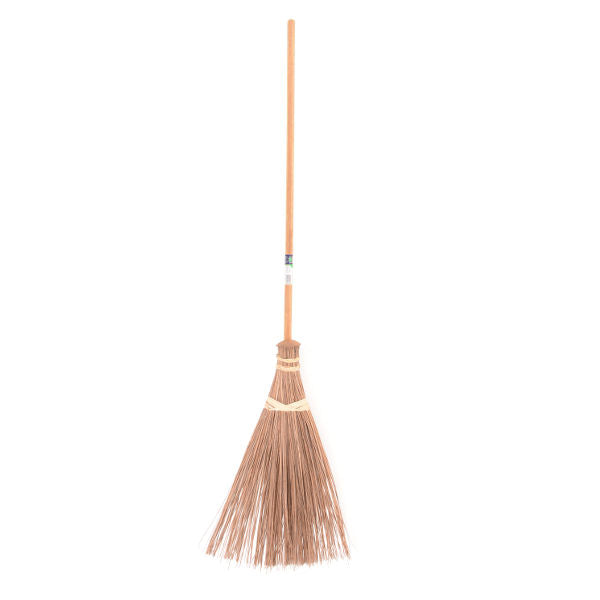 Scopa da giardino patio eurotool mm.140 con manico palmyra mm