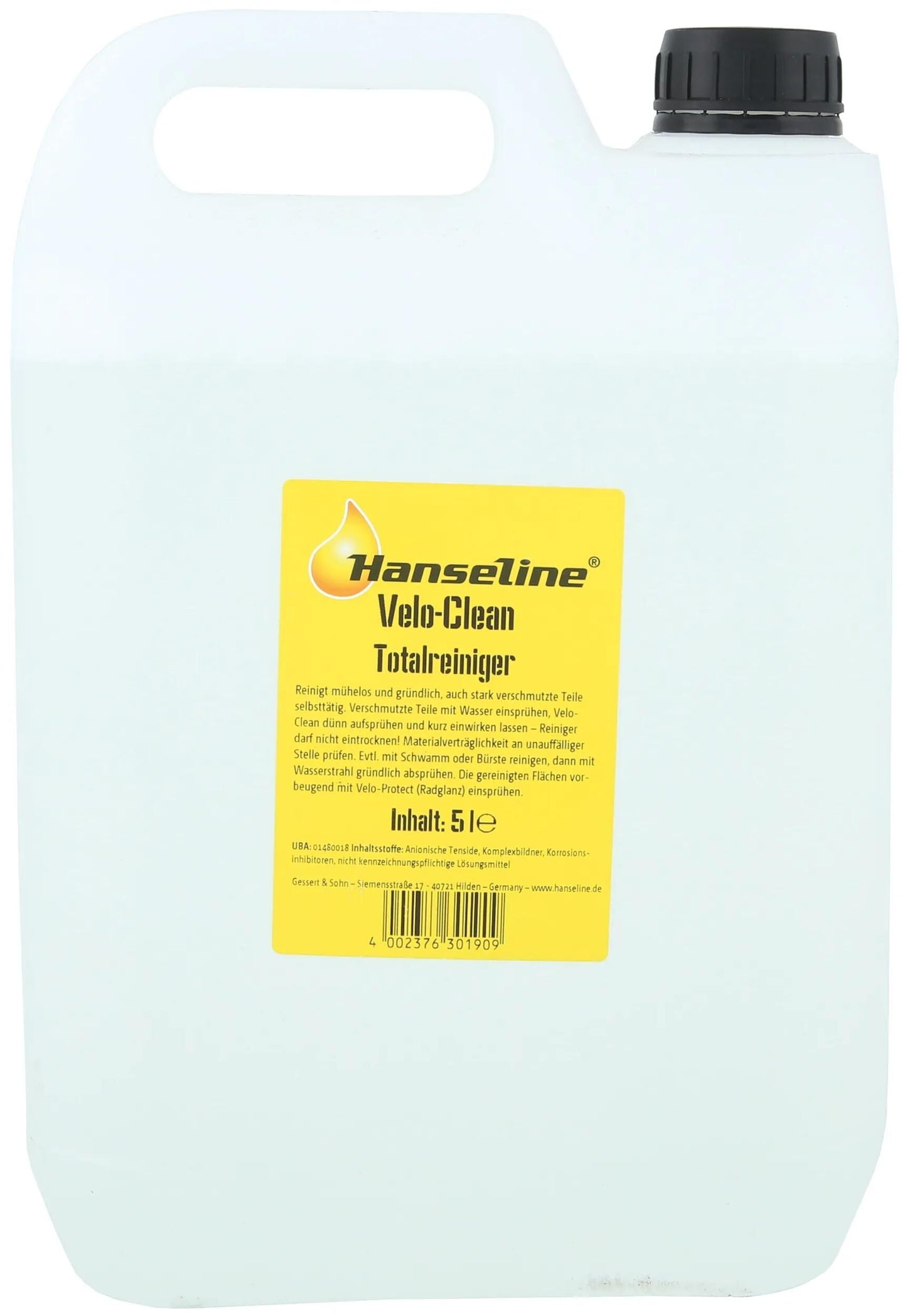 Hanseline Cleaner Bike Velo Clean 5L