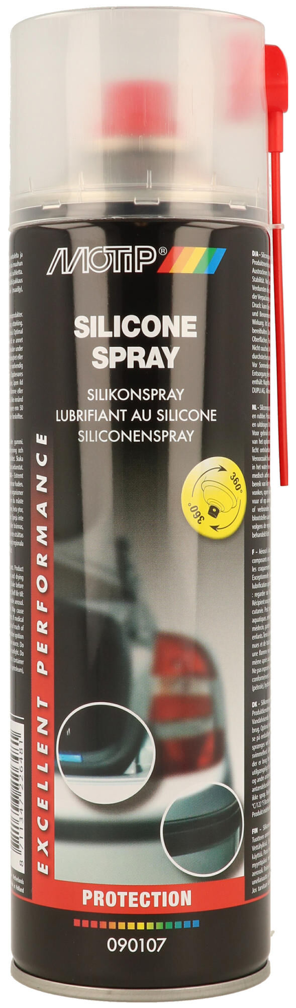 Spray de silicona de motip