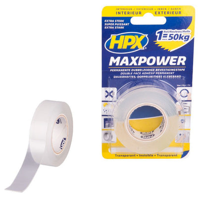 Hpx ht1902 maxpower bevestiging tape 19mmx2m