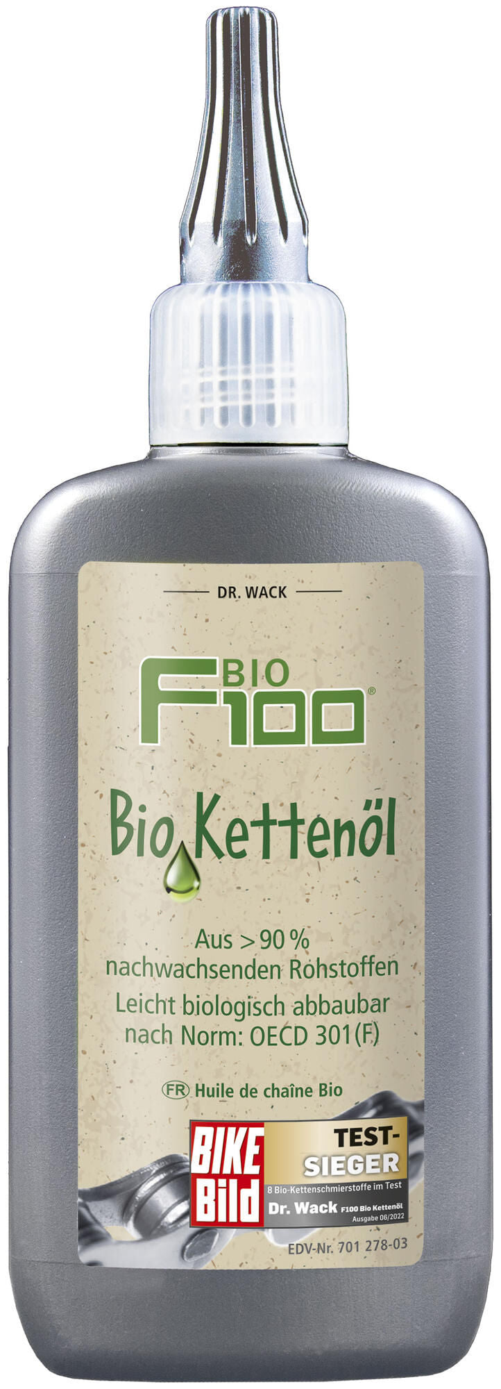 Dr. wack f100 bio organic chain oil 100ml