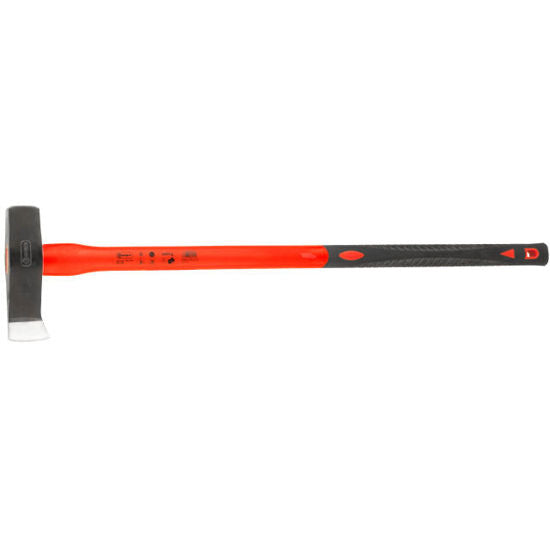 Hacha de hender eurotool mm 3kg con mango de fibra de vidrio