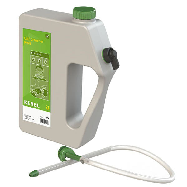 Calf drencher profi 4ltr met flexibele sonde 105cm